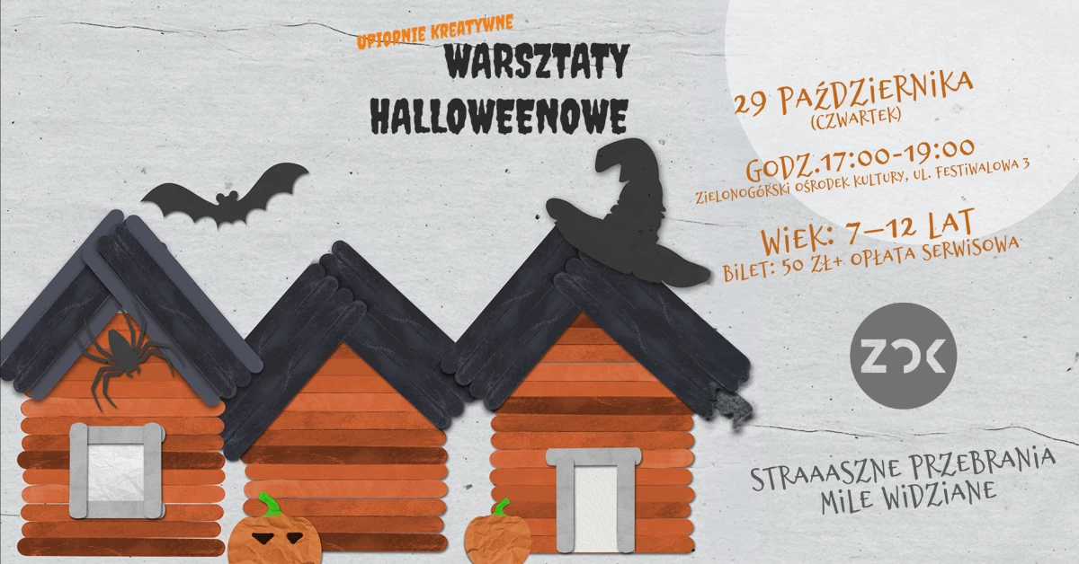 Upiornie kreatywne warsztaty halloweenowe